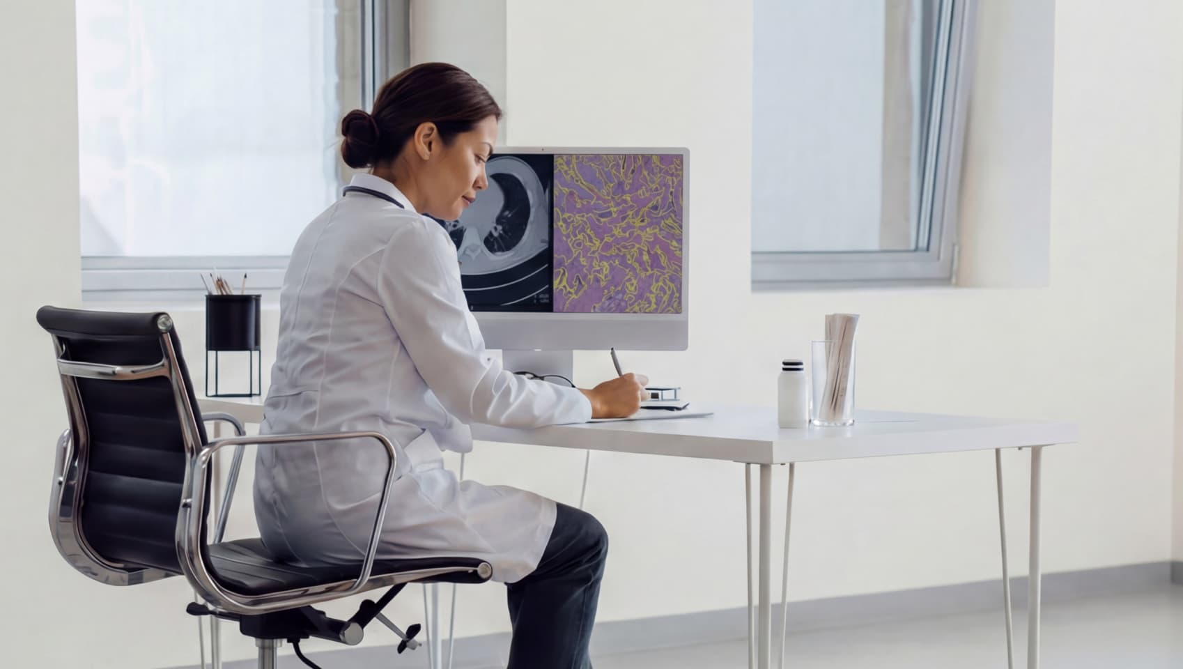 Expert interpretation for trustworthy AI development in clinical imaging